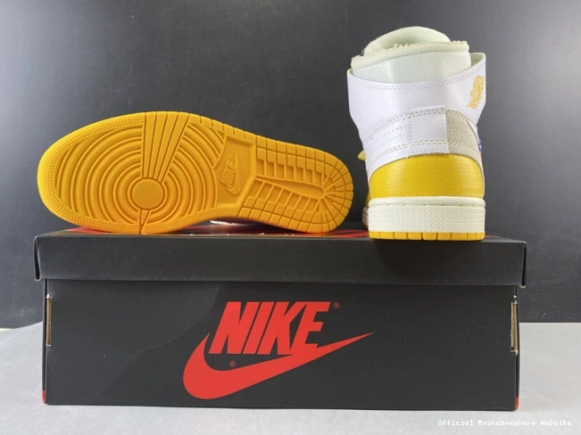 Official Maikesneakers Yellow-Cone Powder Jordan NRG Dark AQ0818-149 Air White Off-White x 1 0708